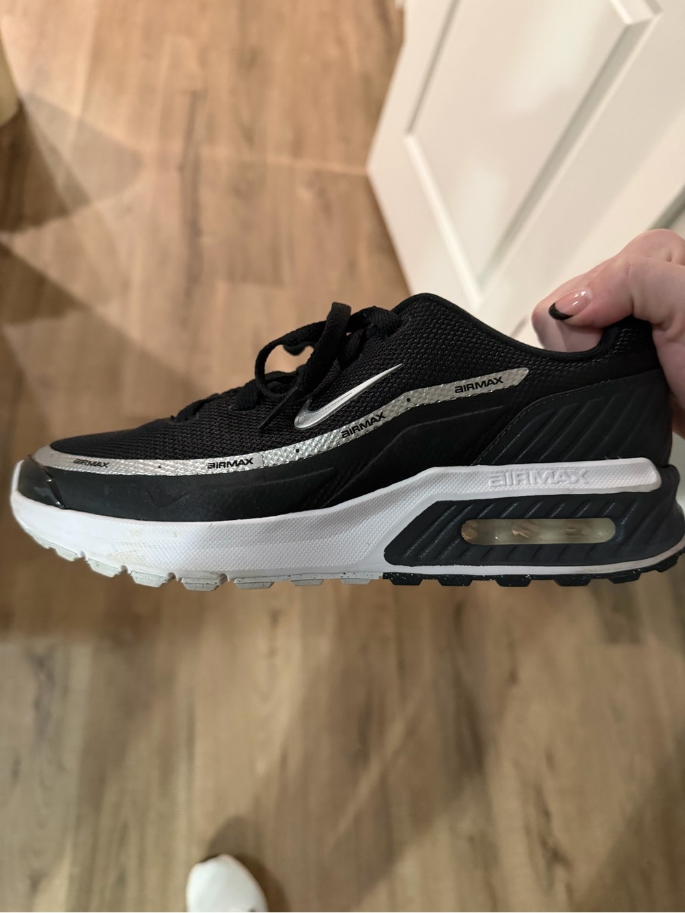 Nike Black and White Air Max Low-Top Sneaker